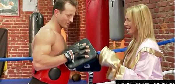  Blondes Love Dick - Bombshell Francesca Felucci Fucks Her Boxing Trainer